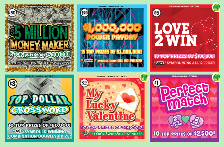 PA Lottery: Over $223 Million in Prizes Won on Scratch-Off Tickets in December