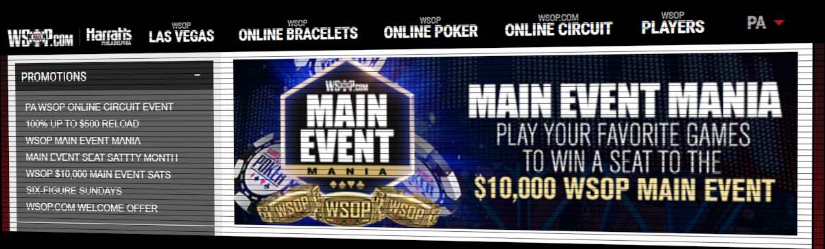 WSOP PA Offering Pennsylvania Players Chance to Win Seat to WSOP Main Event in Las Vegas This Fall