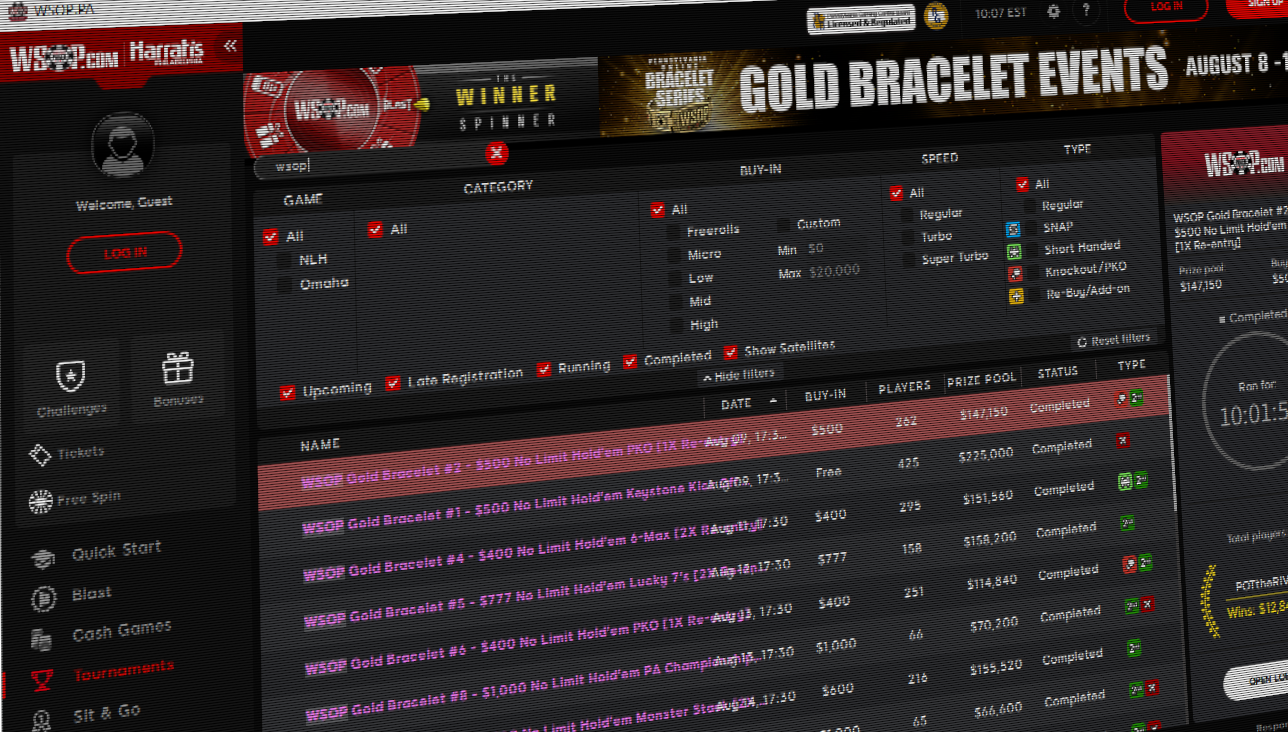 The First-ever Online WSOP Pennsylvania Wraps Up Successfully