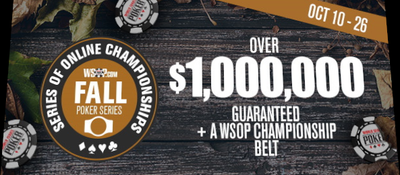 Huge Overlays at WSOP PA’s Fall Online Championships So Far
