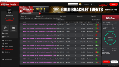 Final Chance to Win a World Series of Poker Bracelet from Pennsylvania This Weekend at WSOP PA