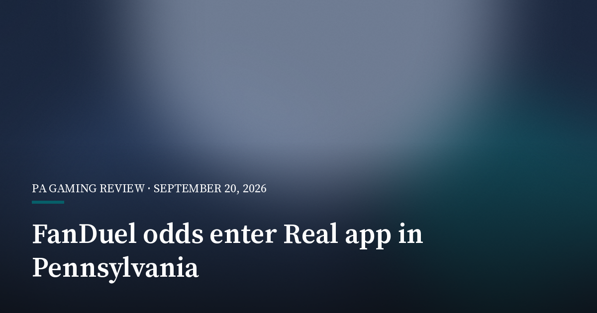 FanDuel Odds Will Appear in Real’s Live Sports Feeds for Pennsylvania Users