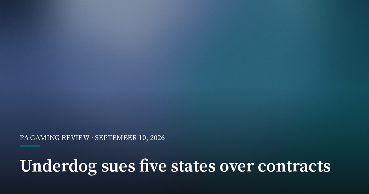 Underdog Sues Five States After DFS Exit