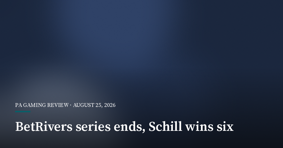 Schill Sweeps BetRivers’ Summer Poker Series
