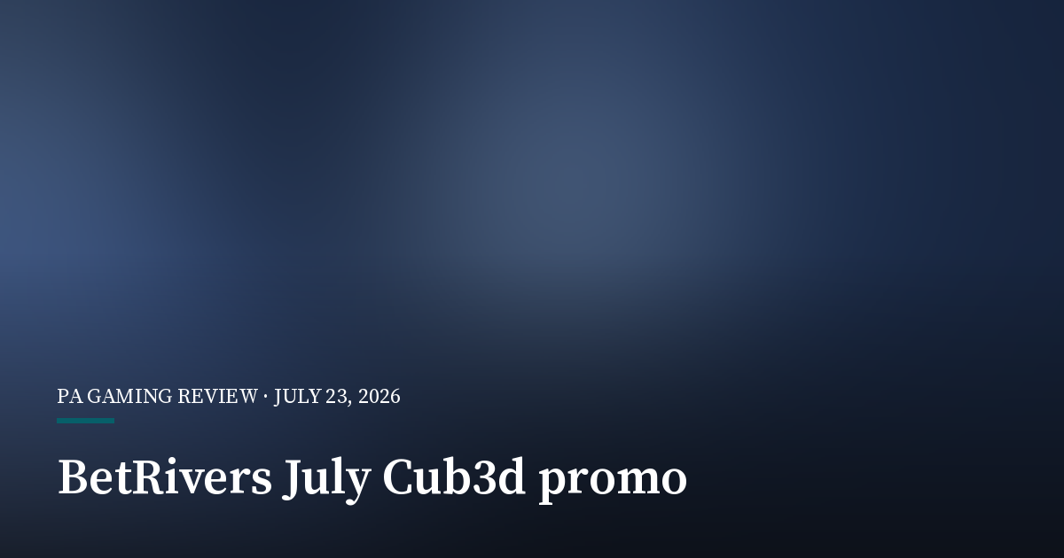 BetRivers Runs July Cub3d Punch Card in Four States